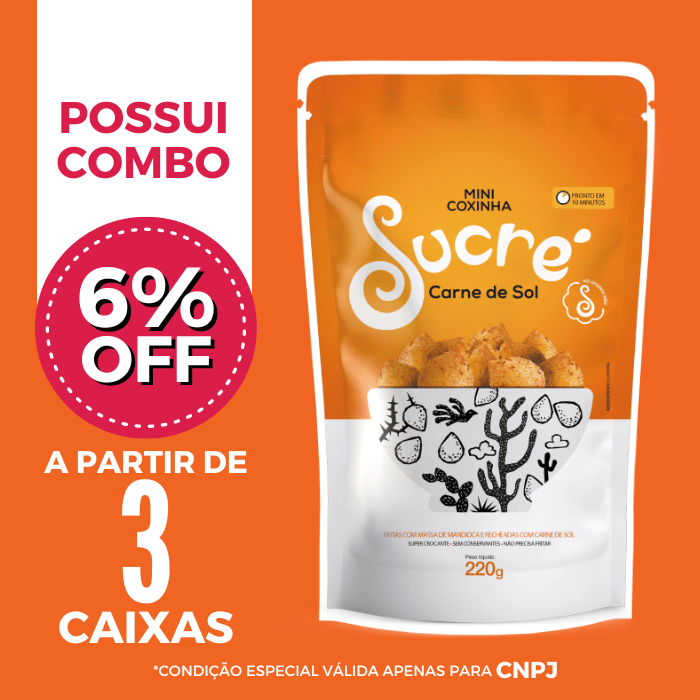 Coxinha Carne de Sol 220g - Sucré